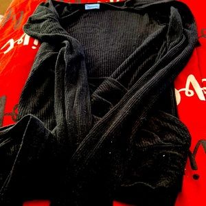 Long sleeve wrap shirt